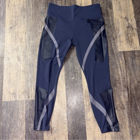 ATHLETA leggings Allyson Felix Legend 7/8 Tight Leggings size L Violet - Picture 2 of 16